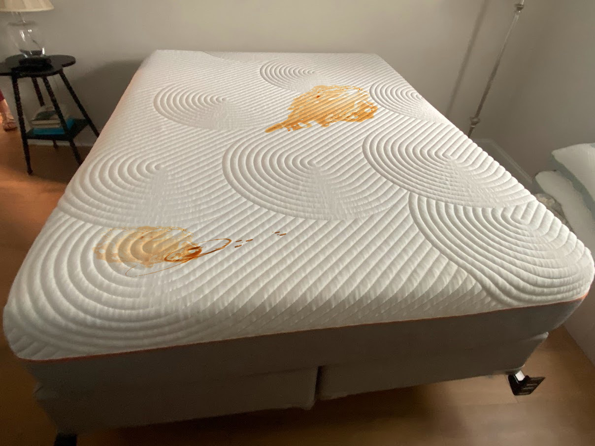 mattress cleaning before and after photos