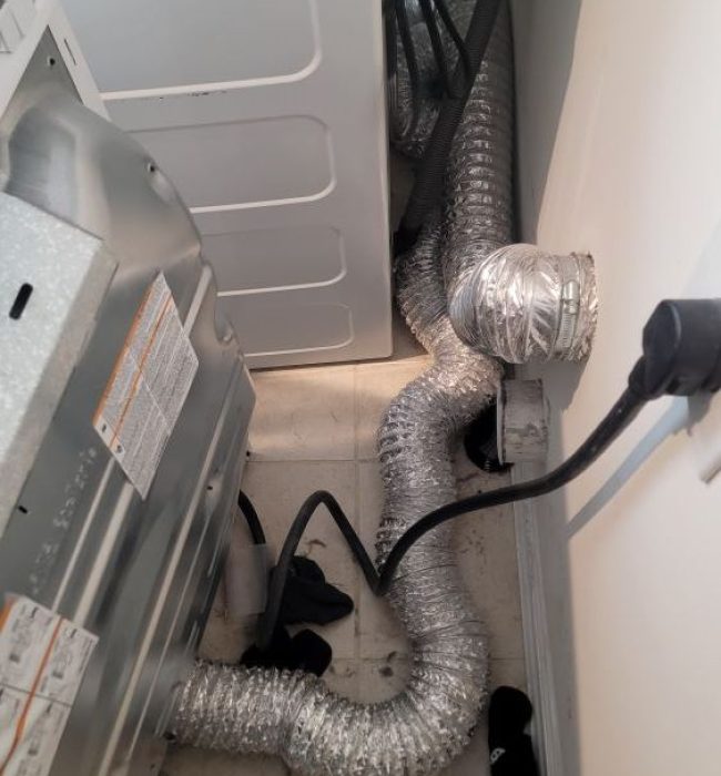 dryer vent before
