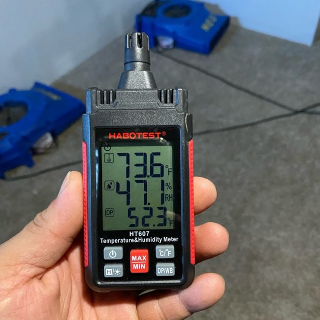 humidity test for water damage